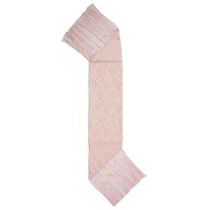 Jane Carr Pink Color-Block Fringe Scarf